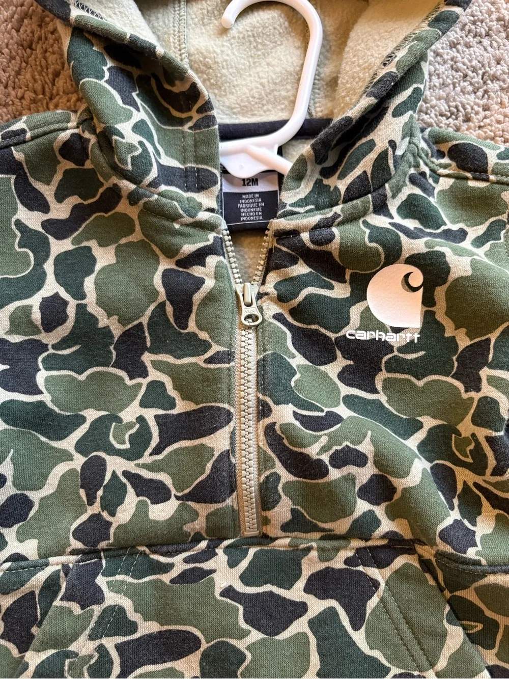 Carhartt Baby Camo Hoodie & Jogger Set